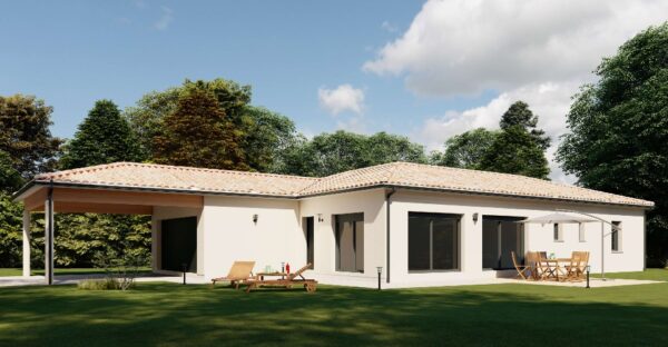 Terrain + maison par Alliance Constructions Aquitaine à Le Tuzan